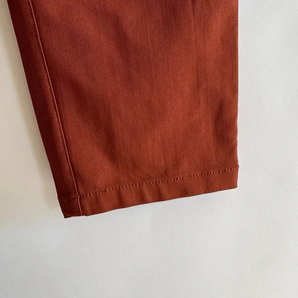Lululemon Womens City Sleek 5 Pocket Pant 7/8 Size 6 Terracotta Orange